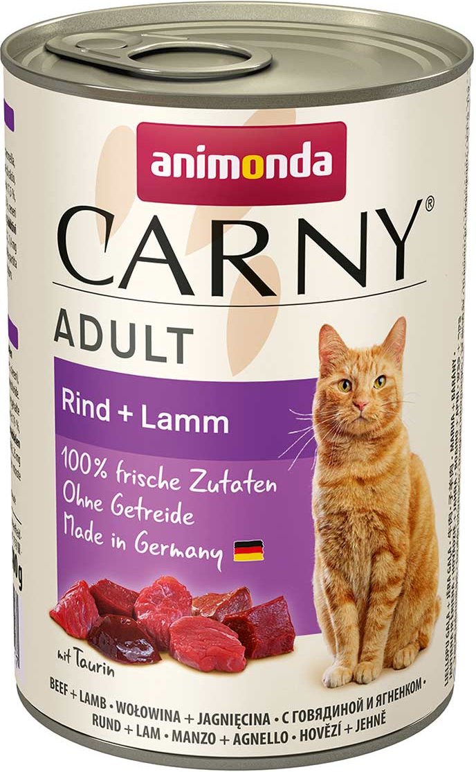animonda Carny Adult Rind und Lamm 6x400g