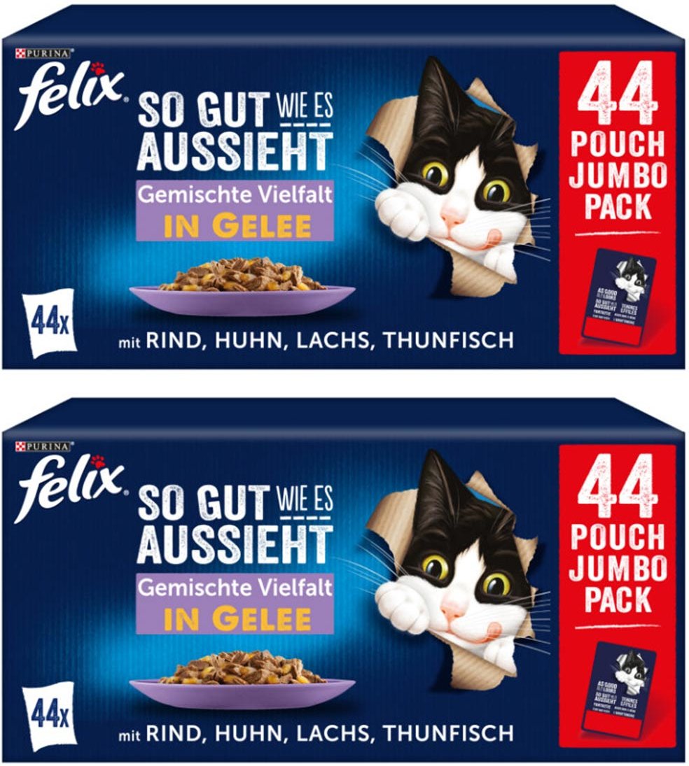 FELIX So gut wie es aussieht in Gelee Gemischte Vielfalt 88x85g