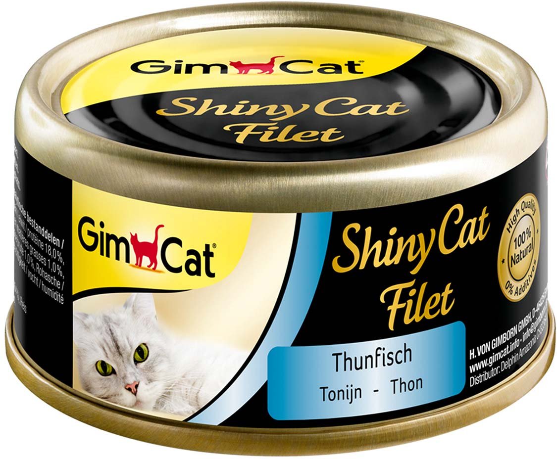 GimCat ShinyCat Filet Thunfisch 6x70g