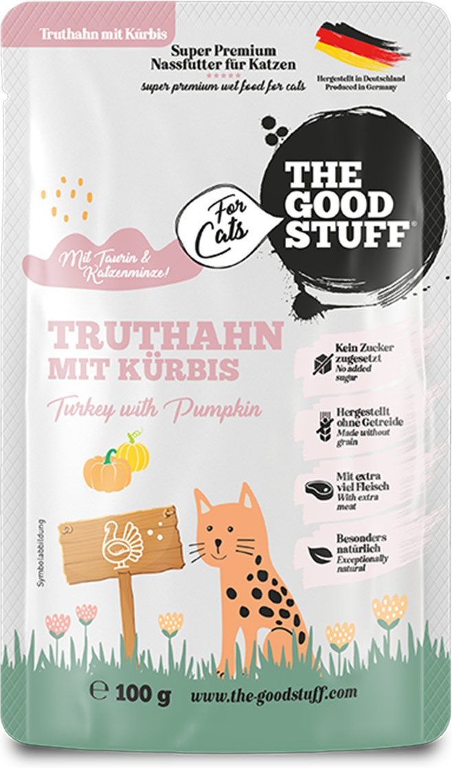 The Goodstuff Truthahn mit Kürbis Pouches 12x100 g