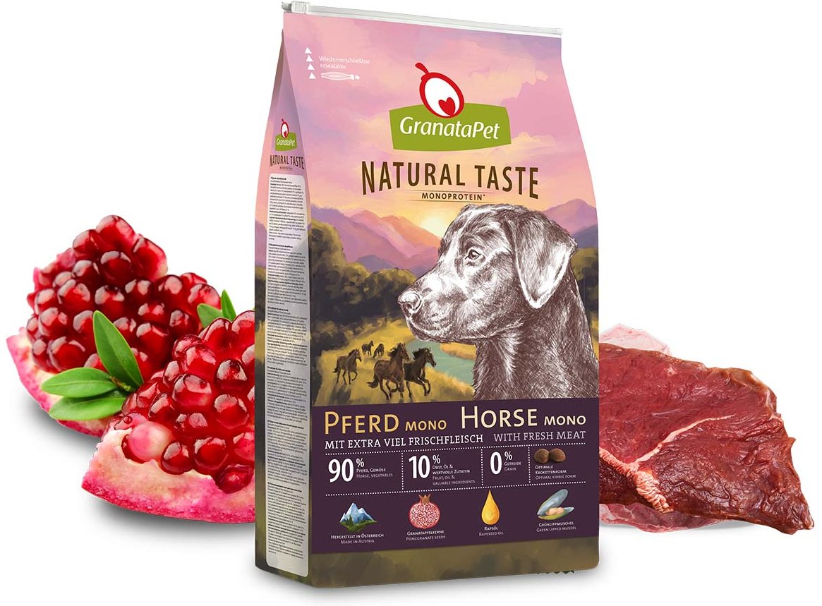 GranataPet Natural Taste Pferd Mono 4kg