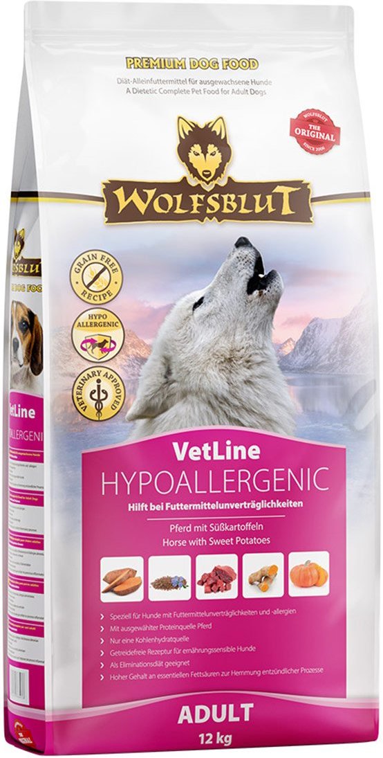 Wolfsblut VetLine Hypoallergenic Pferd 12kg