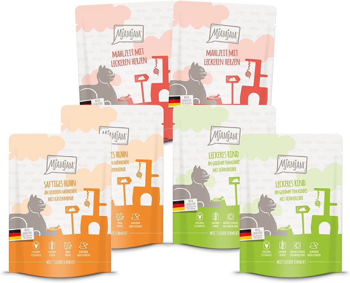 MjAMjAM Quetschie leckere Mahlzeiten Mixpaket I 6x300g