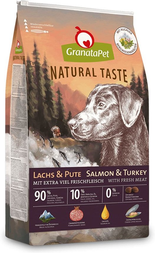 GranataPet Natural Taste Lachs & Pute 12kg