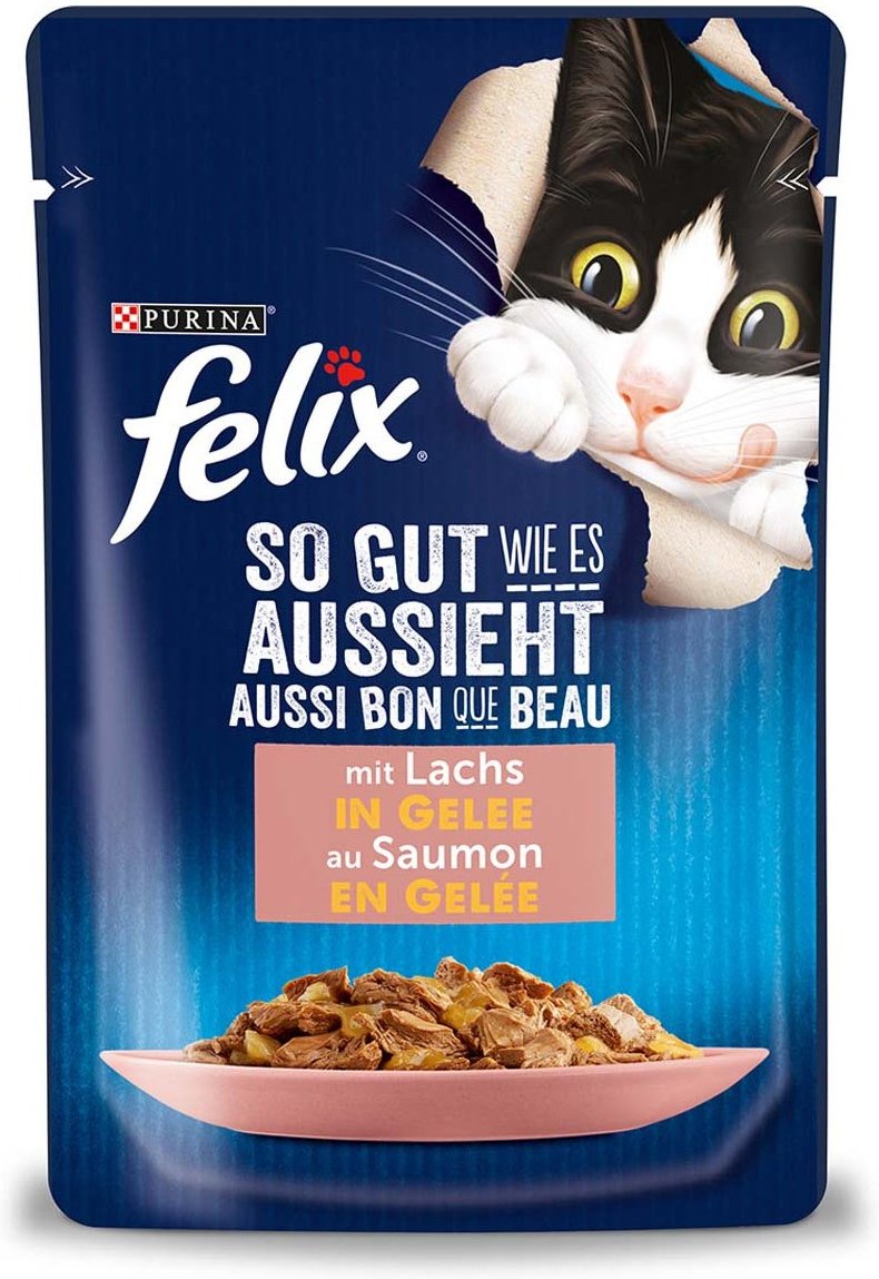 FELIX So gut wie es aussieht in Gelee mit Lachs 26x85g