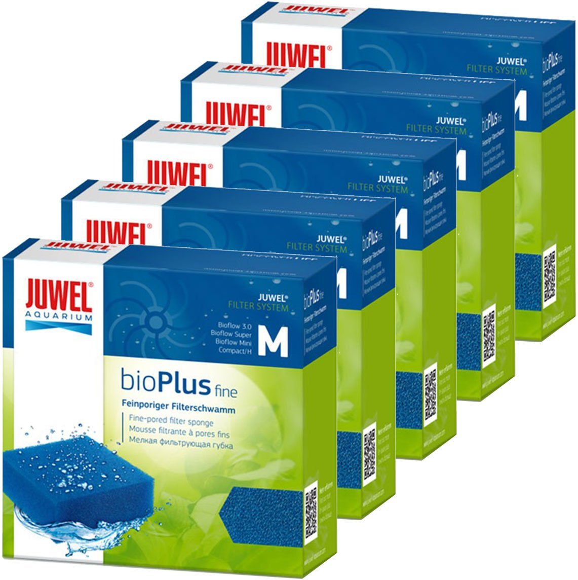 Thumbnail - Juwel Filterschwamm bioPlus Bioflow fein 5xBioflow 3.0-Compact