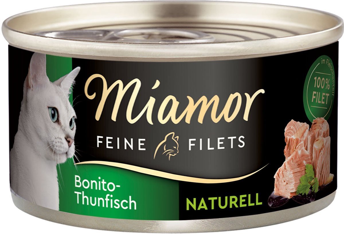 Miamor Feine Filets naturell Bonito-Thunfisch 24x80g