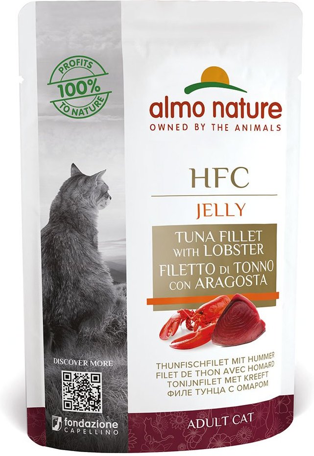 Almo Nature HFC in Jelly Thunfischfilet mit Hummer 24x55g