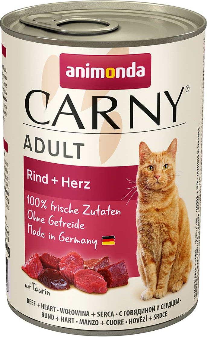 animonda Carny Adult Rind und Herz 24x400g