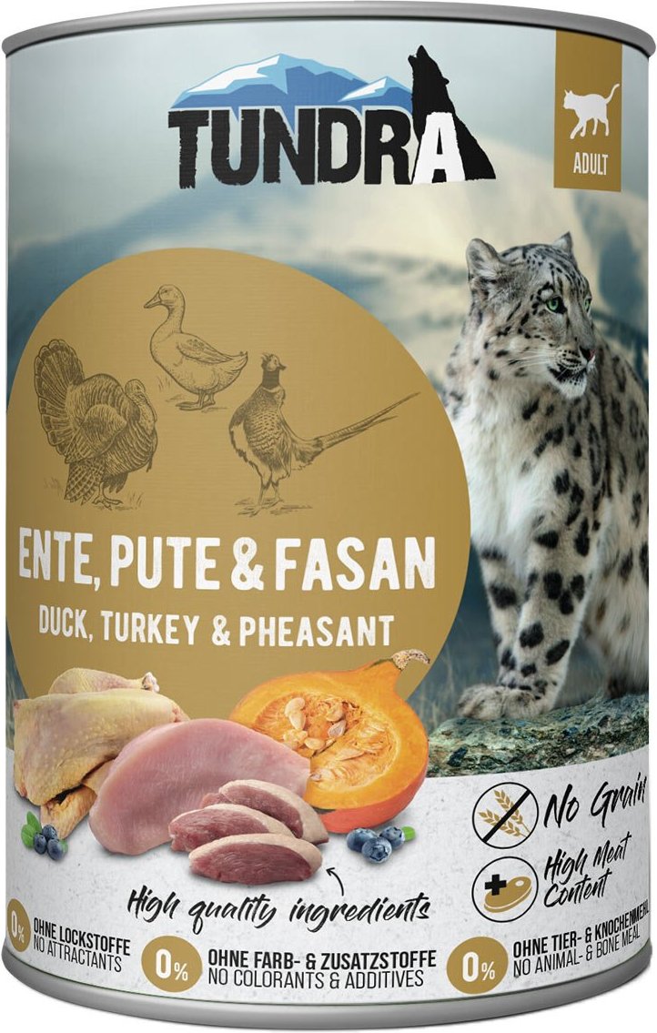 Tundra Cat Ente, Pute & Fasan 6x400g
