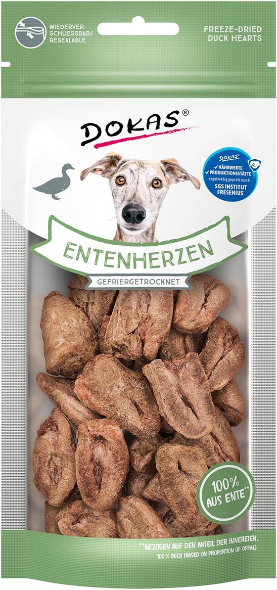Dokas Entenherzen, gefriergetrocknet 22g