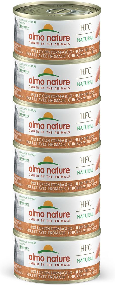 Almo Nature HFC Natural Megapack Huhn mit Käse 6x70g
