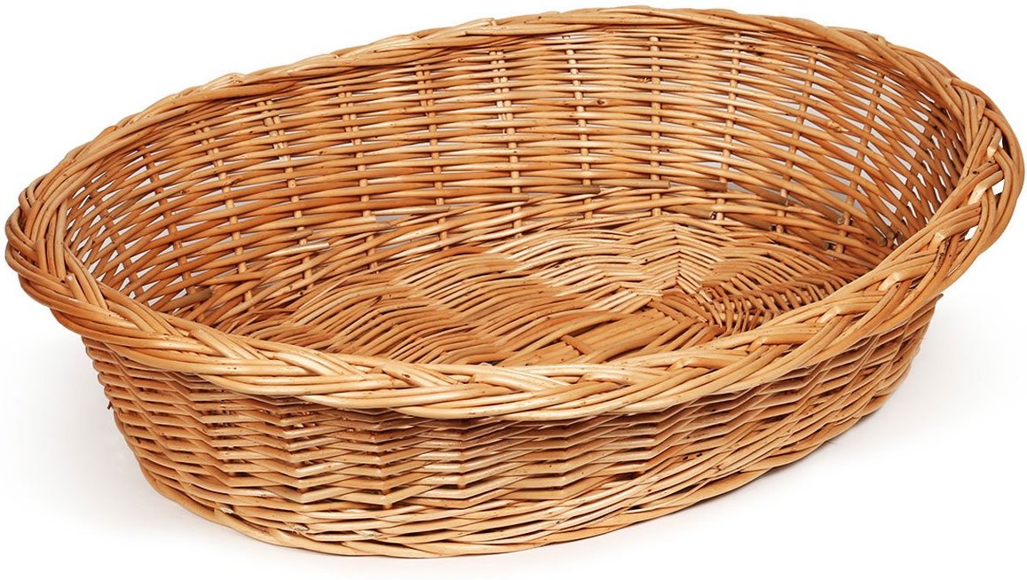 Aumüller Hundekorb aus gesottener Weide 60x45x15cm