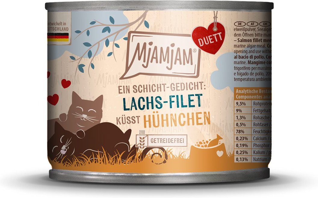 MjAMjAM Duett Lachs-Filet küsst Hühnchen 6x190g