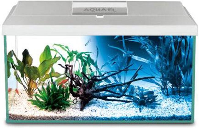 Aquael Aquarienset Leddy Tag & Nacht weiß 2.0 Leddy 60 (54 Liter)