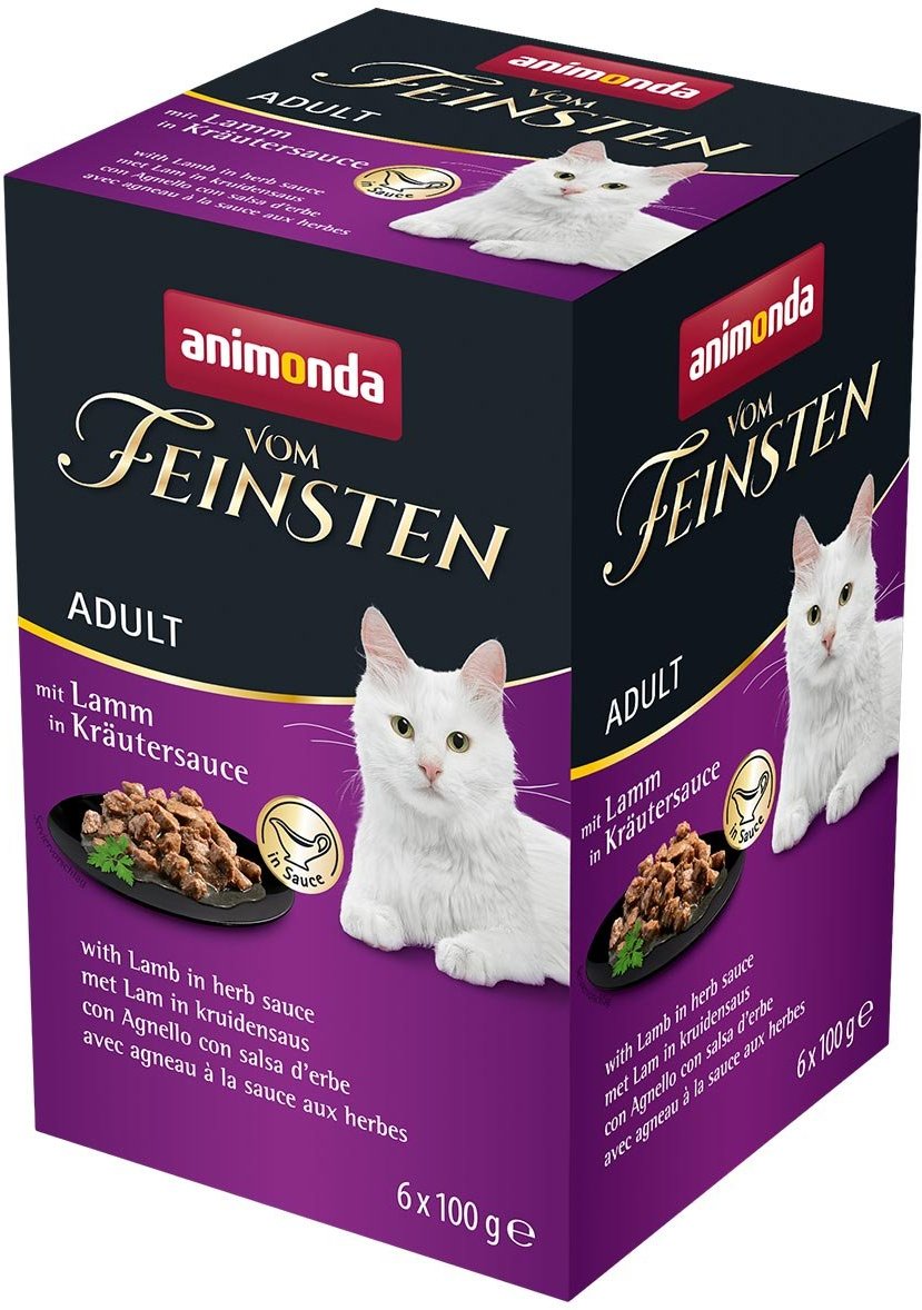 animonda vom Feinsten Adult mit Lamm in KräuterSauce 32x100g