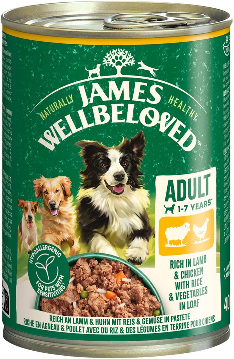 JAMES WELLBELOVED Adult Lamm & Huhn Pastete 6x400 g