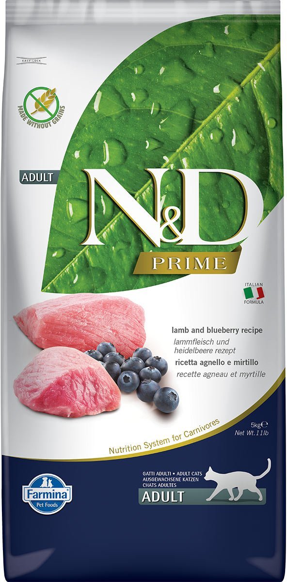 N&D Katzenfutter Lamm&Heidelbeeren Adult getreidefrei 5kg