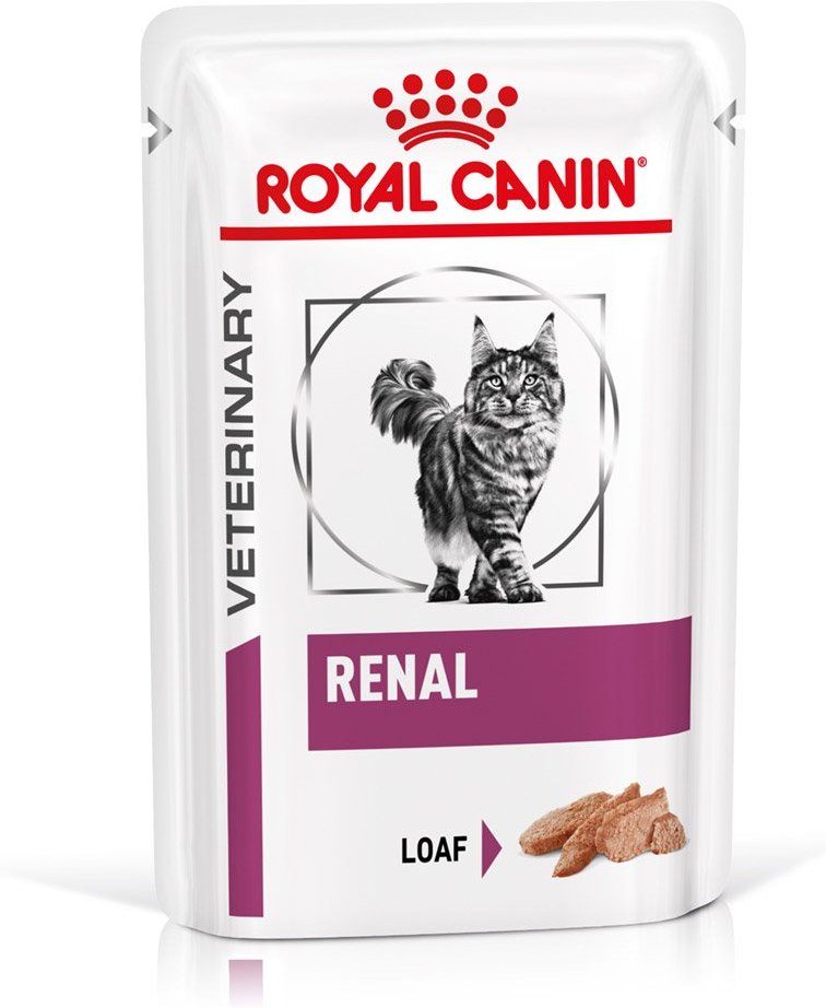 ROYAL CANIN® Veterinary RENAL Mousse Nassfutter für Katzen 12x85g