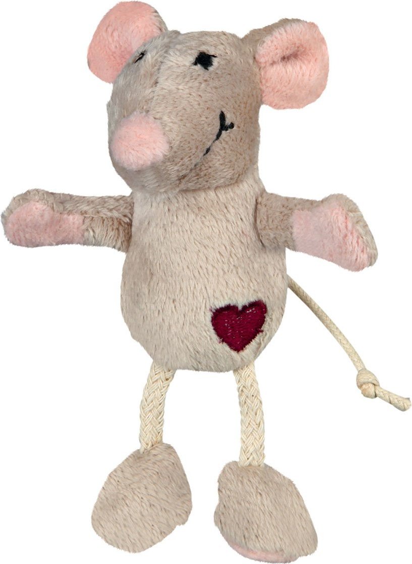 Trixie Plüsch-Maus mit Katzenminze