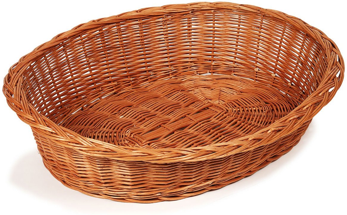 Aumüller Hundekorb aus gesottener Weide 80x62x21cm