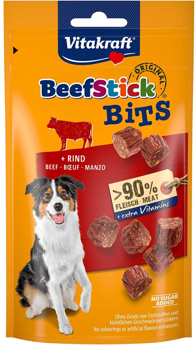 Vitakraft Hundesnack Beef Stick Bits Rind 40g