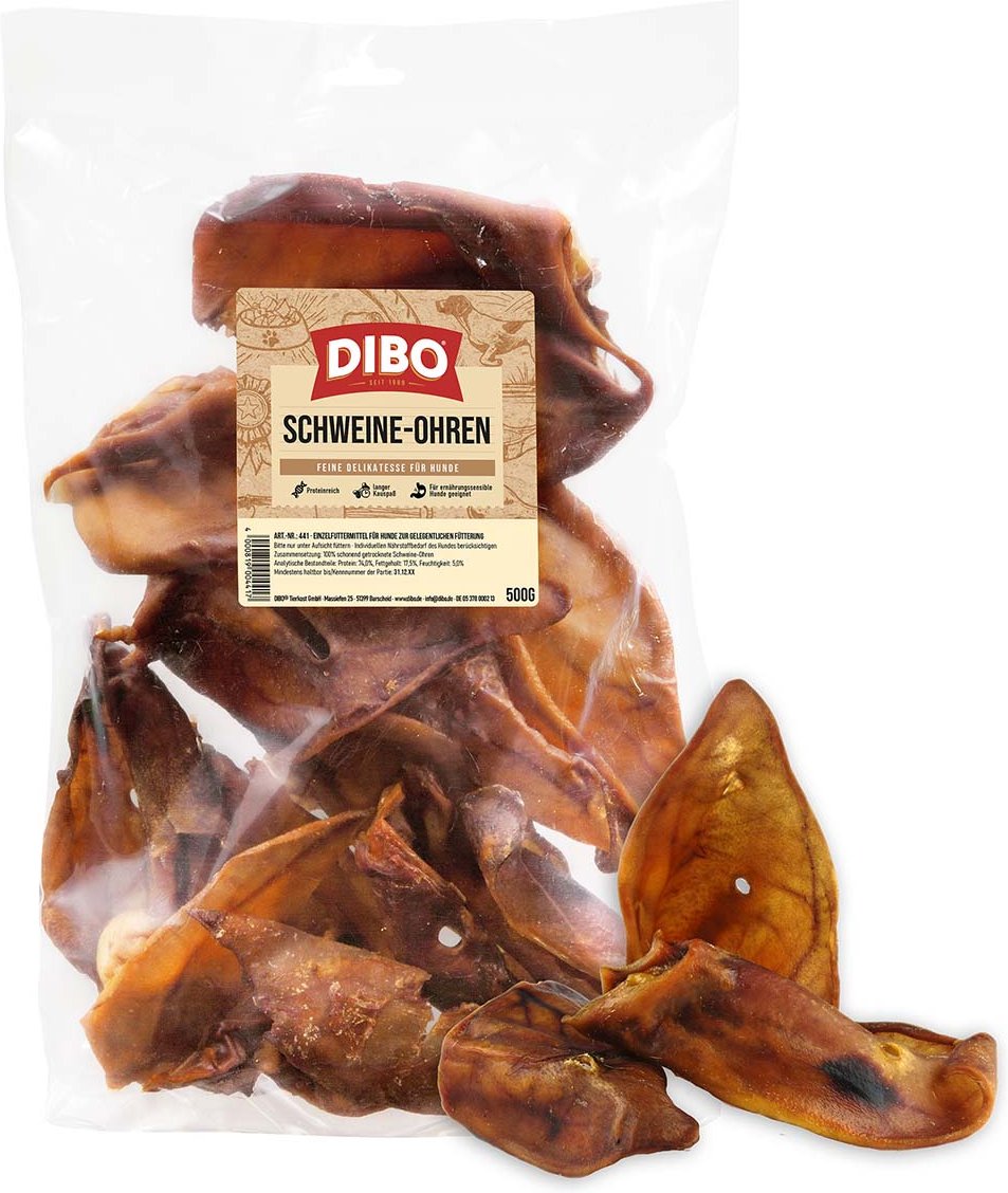 DIBO Schweineohren 500g