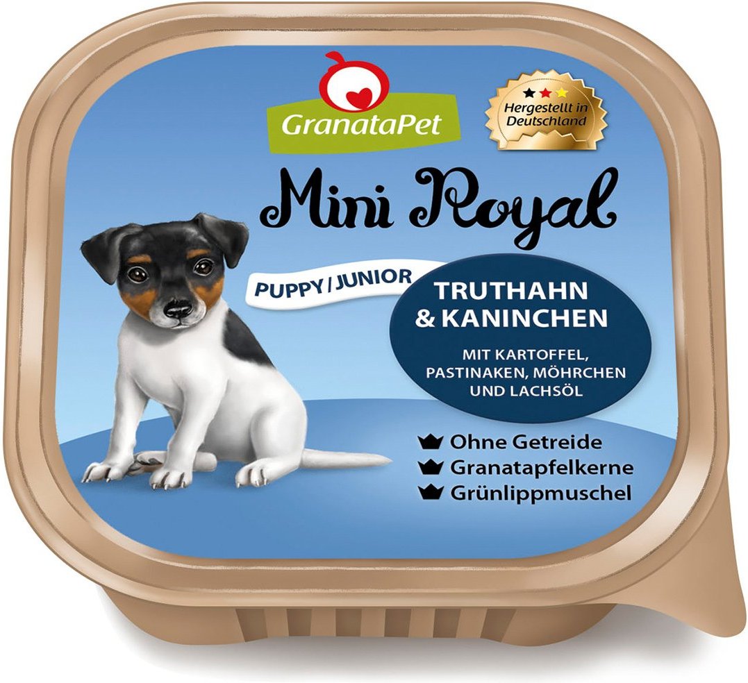 GranataPet Mini Royal Junior Truthahn und Kaninchen 22x150g