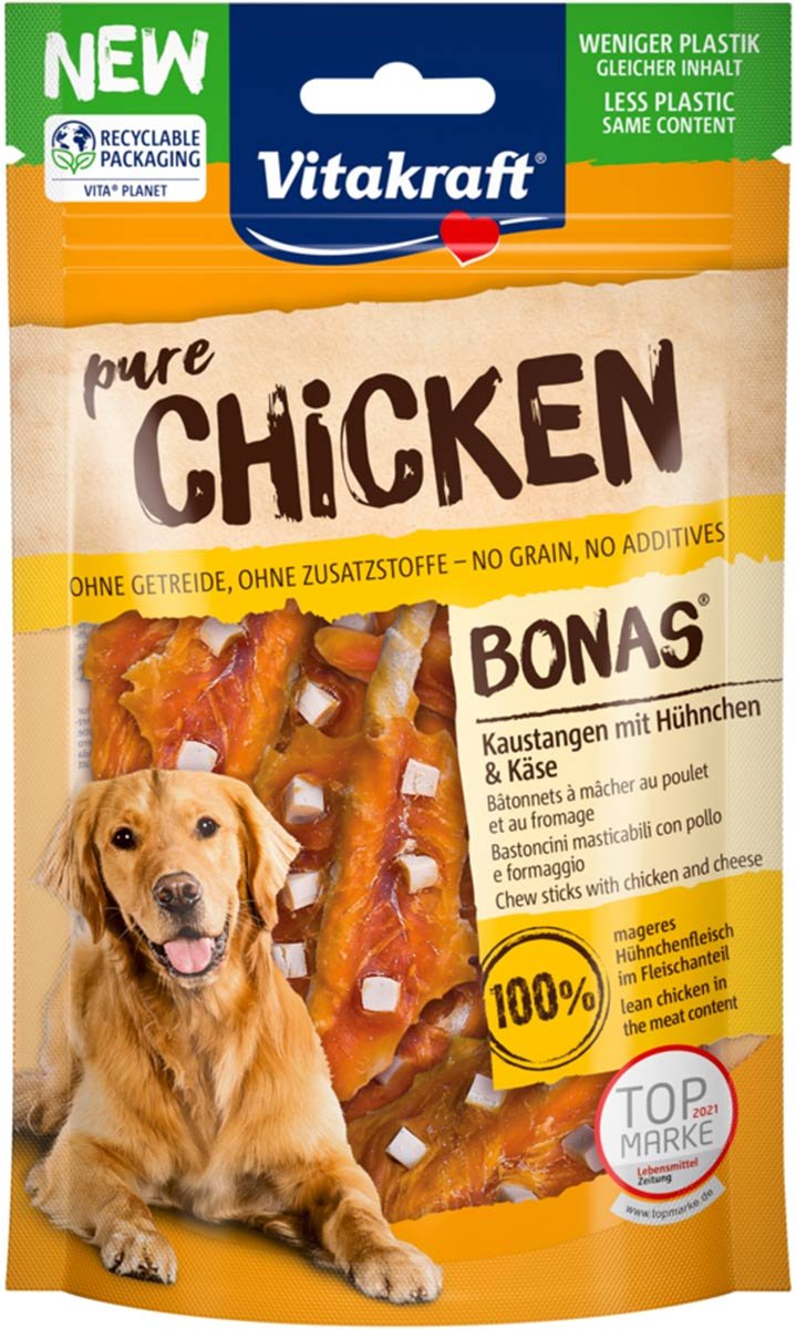 Vitakraft CHICKEN Bonas Huhn&Käse 80g
