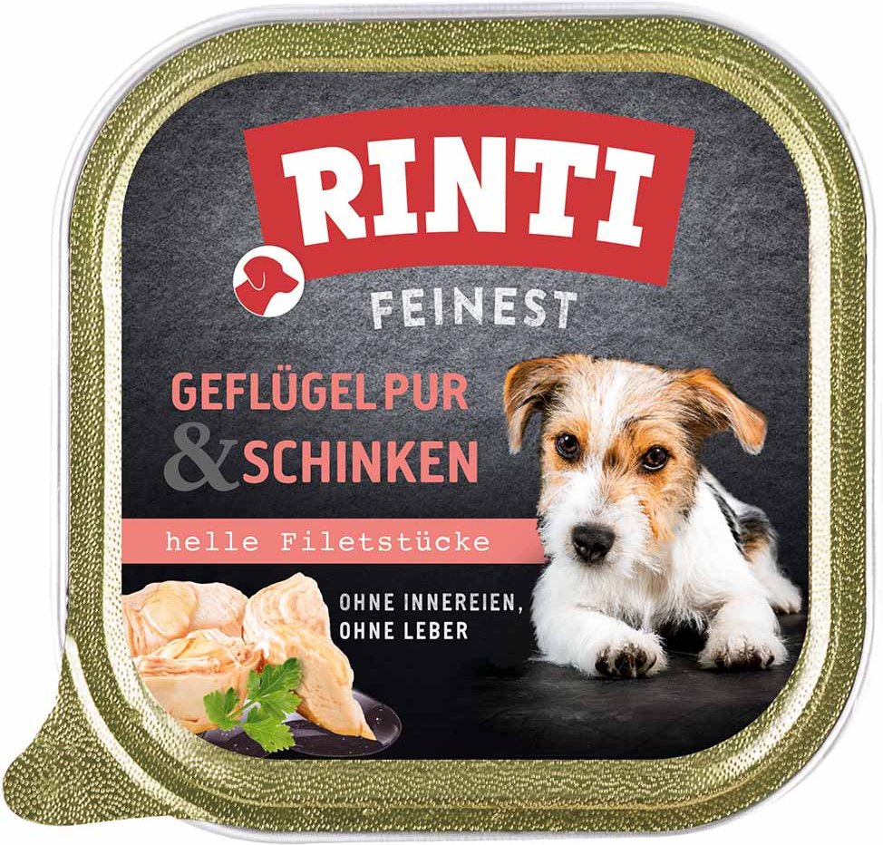 Rinti Feinest Geflügel pur & Schinken 22x150g