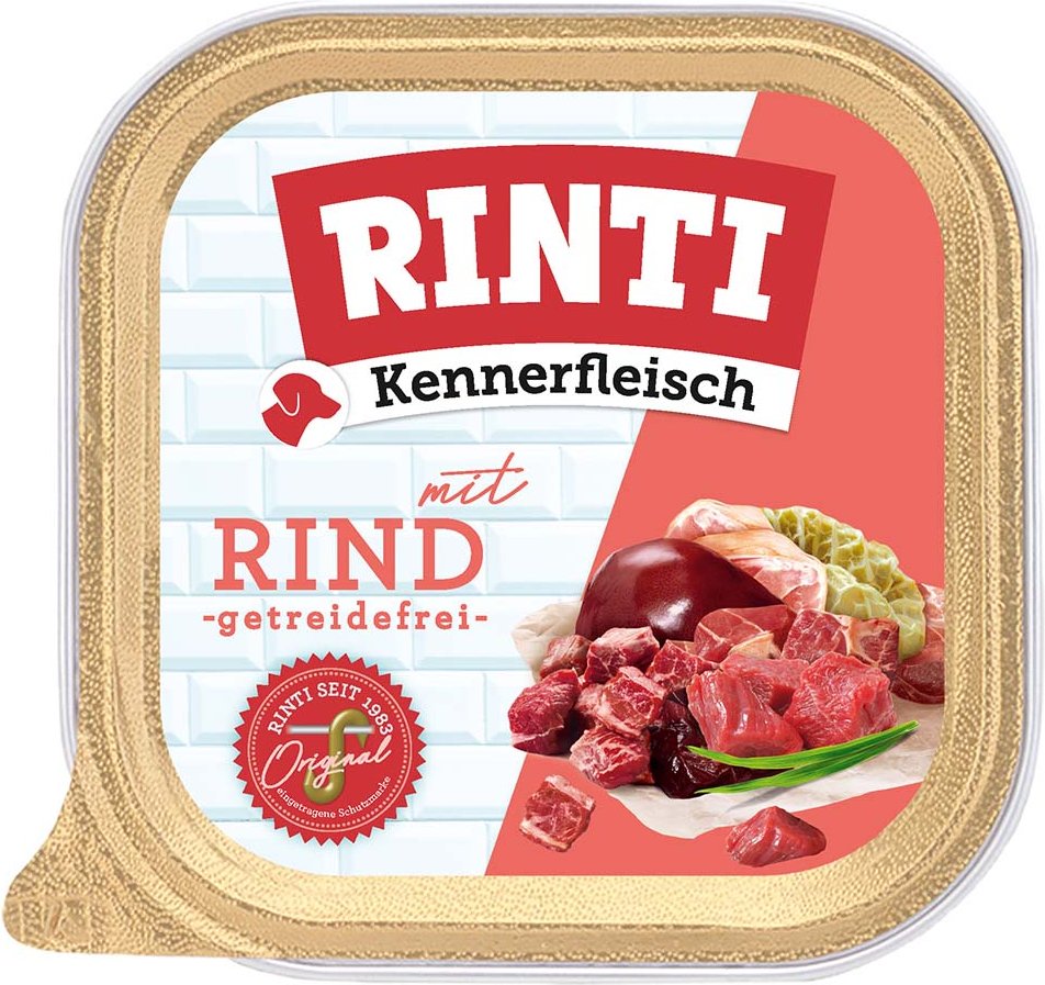 Rinti Kennerfleisch mit Rind 18x300g