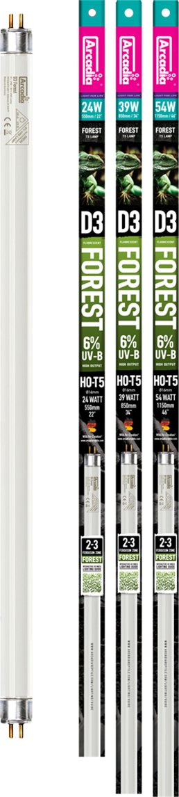 Arcadia Pro T5 UVB Kit Forest 24W, 55cm