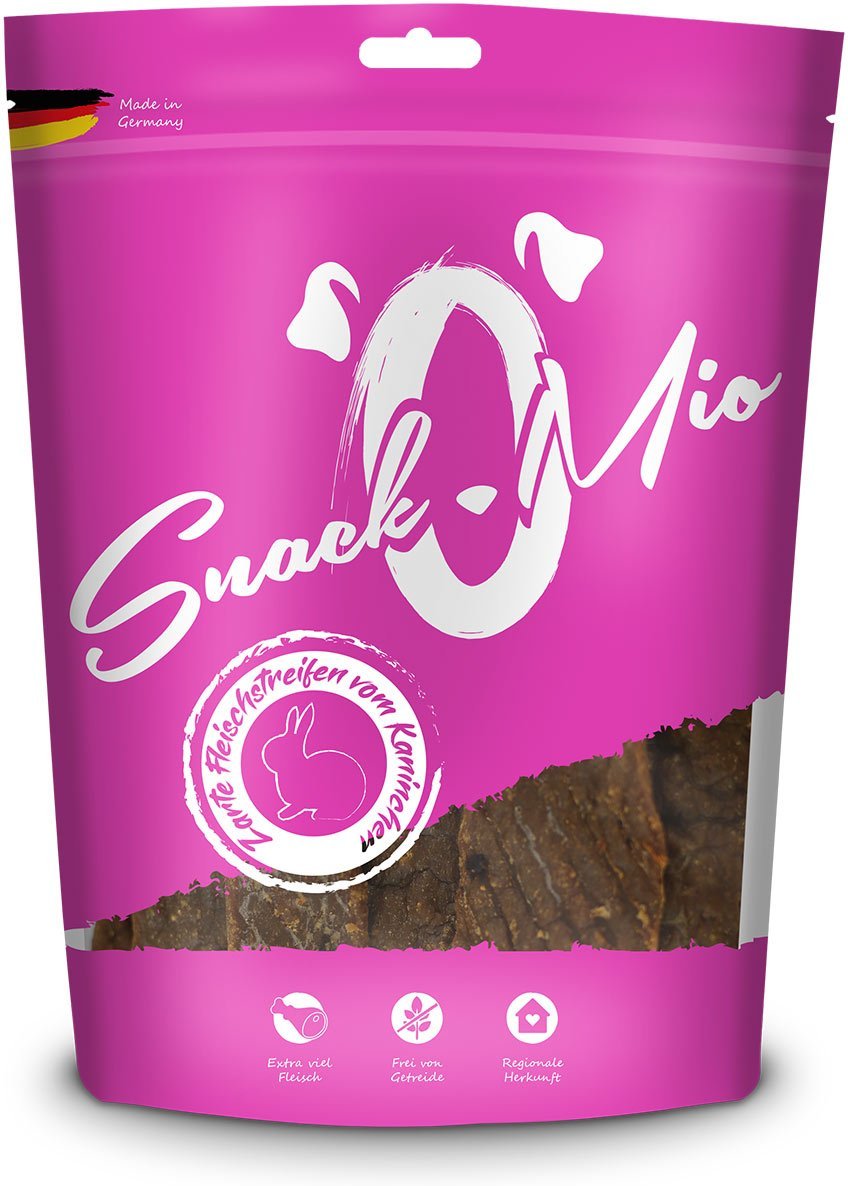 SnackOMio - zarte Fleischstreifen vom Kaninchen 2x125g