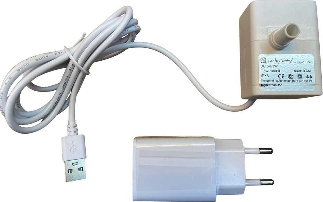 Lucky-Kitty Mikro-Pumpe USB mit Adapter