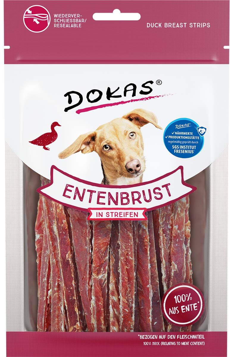 Dokas Entenbrust in Streifen 6x70g