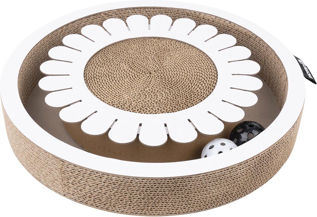 District 70 Kratzspielzeug Bloom weiß