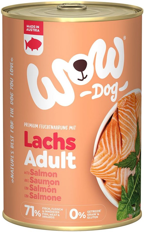 WOW Dog Lachs Adult 6x400g