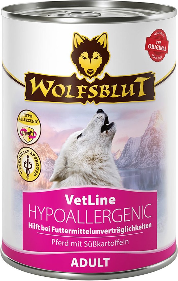 Wolfsblut VetLine Hypoallergenic - Pferd 6x395g