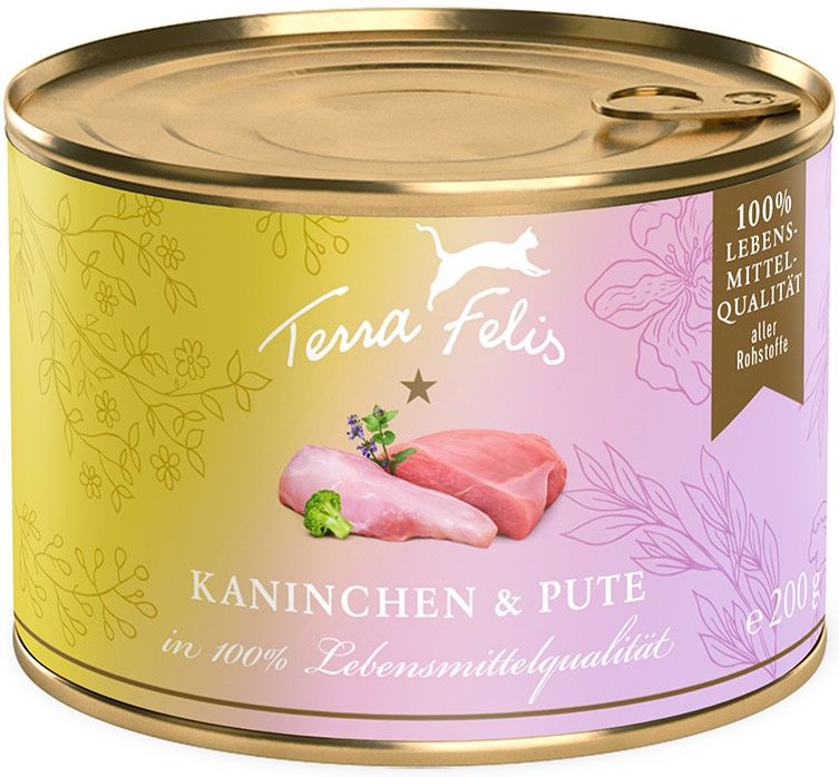 Terra Felis, Kaninchen & Pute 12x200g