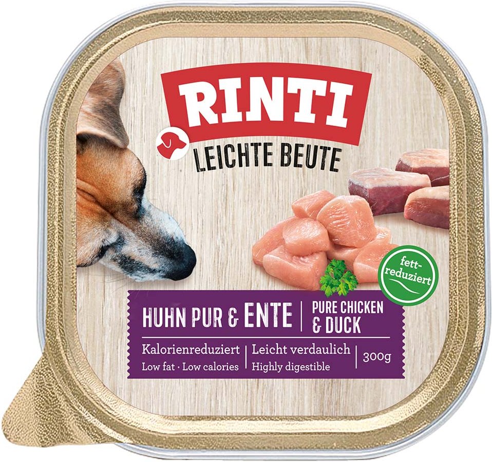 Rinti Leichte Beute Huhn pur & Ente 18x300g