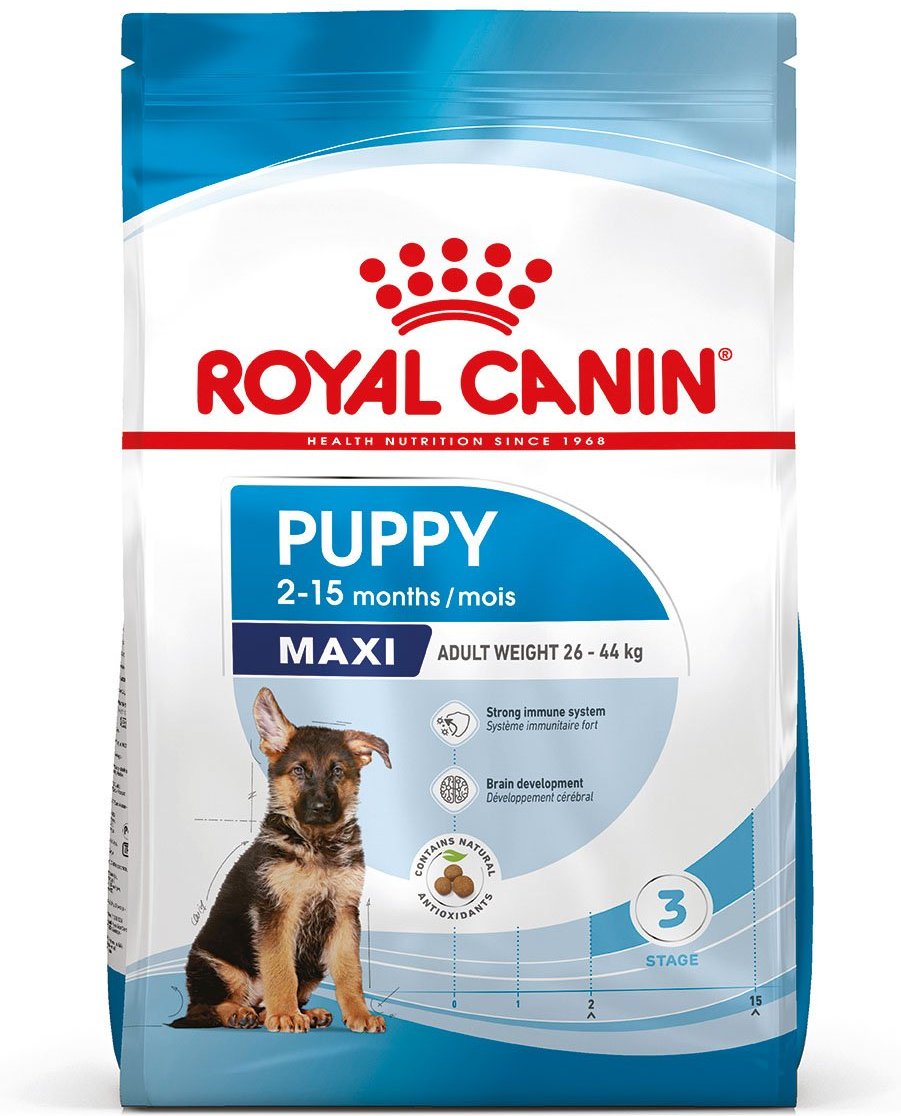 ROYAL CANIN MAXI Puppy Trockenfutter für Welpen großer Rassen 4kg