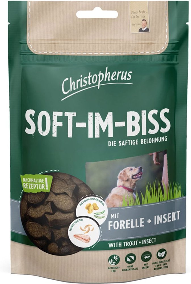 Christopherus Soft-Im-Biss mit Forelle + Insekt 6x125g