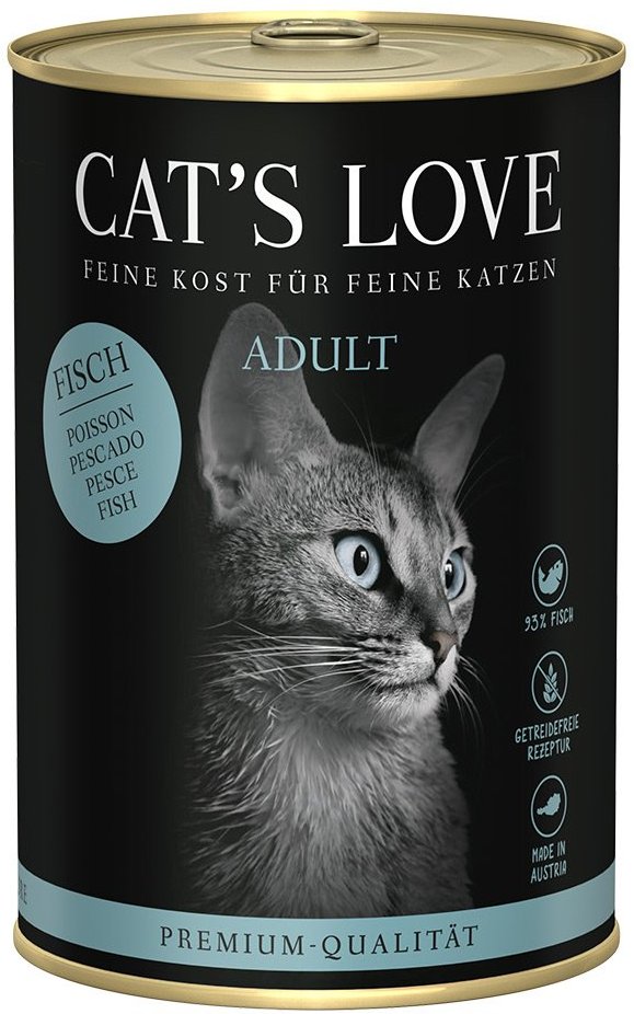 Cat´s Love Fisch Pur 6x400g