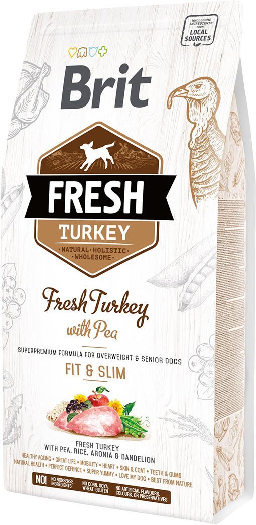 Brit Fresh Dog - Overweight & Senior dogs - Turkey - Fit & Slim 2,5kg