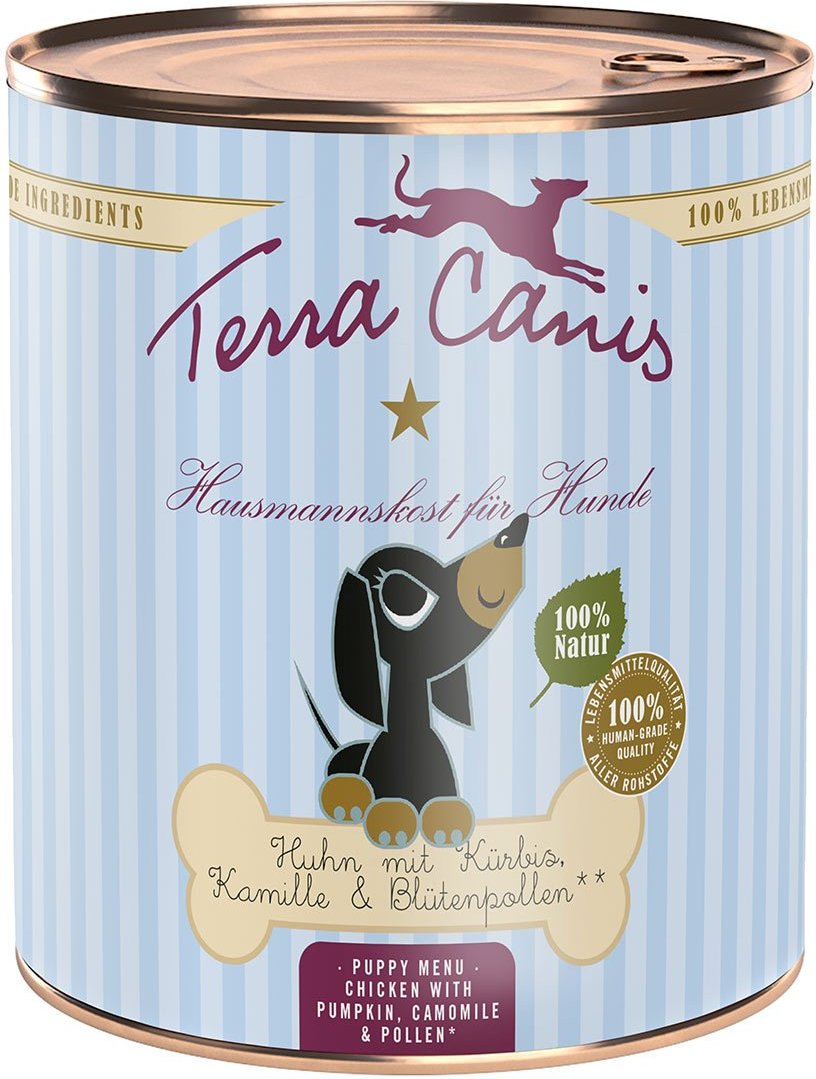 Terra Canis Welpe Huhn mit Kürbis, Kamille & Tomate 6x800g