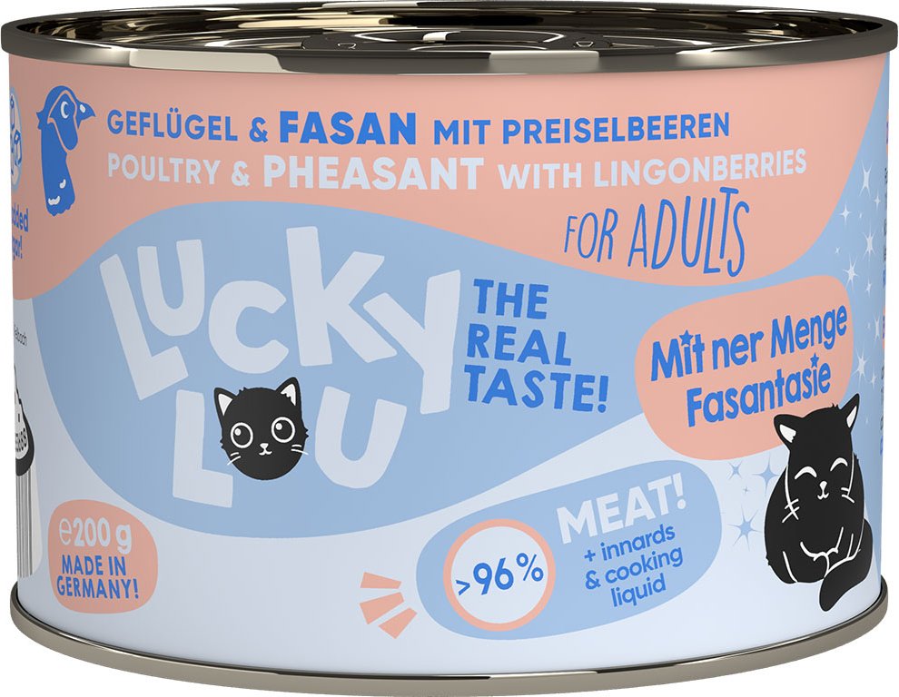 Lucky Lou Lifestage Adult Geflügel & Fasan 6x200g
