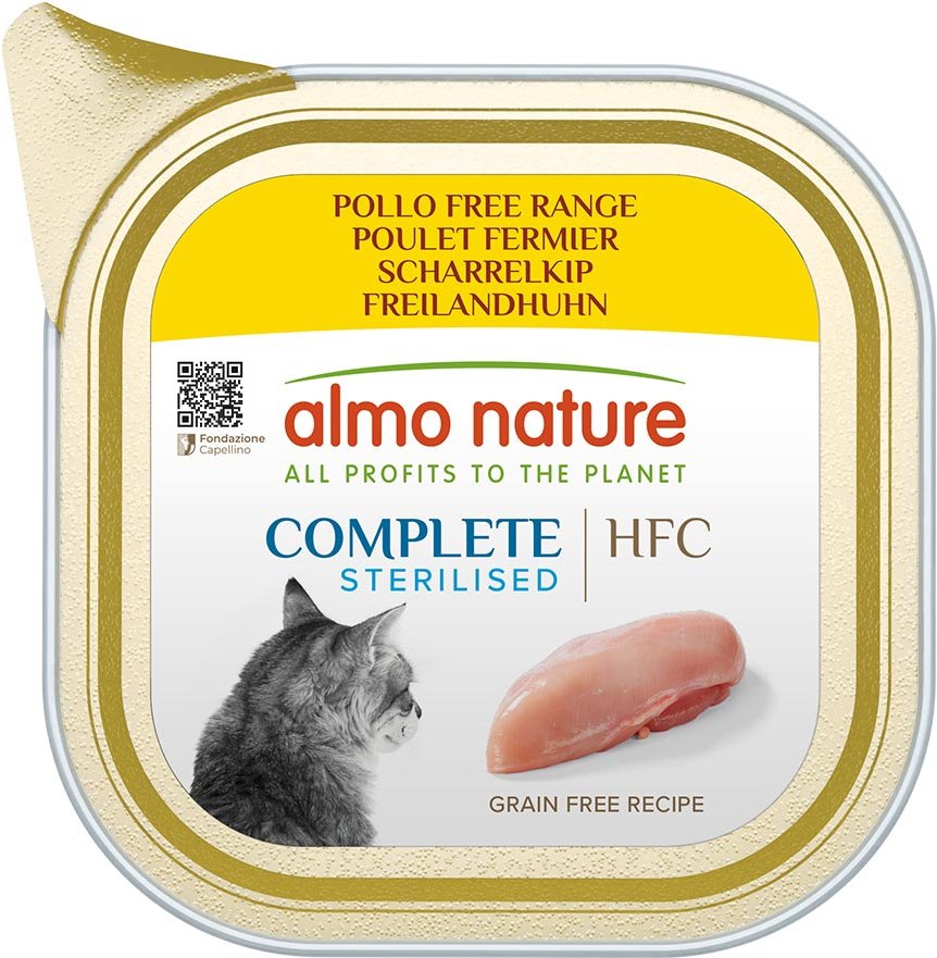 Almo Nature Complete Sterilised Freilandhuhn 17x85g