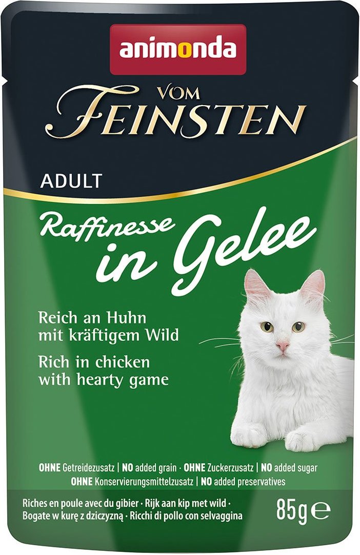 animonda vom Feinsten Raffinesse Gelee Huhn und Wild 24x85g