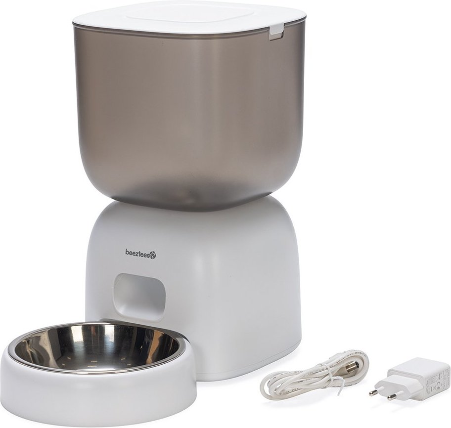 Beeztees Chris Smart Futterautomat 3 Liter weiß