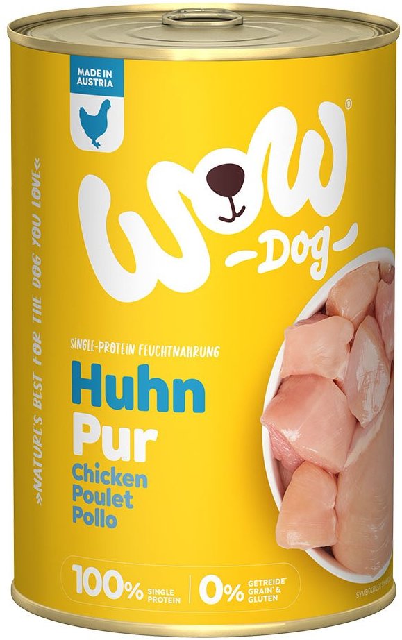 WOW Dog Huhn Pur 6x400g